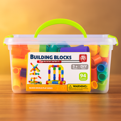 Tubos de Encastre Didáctico 94 Piezas