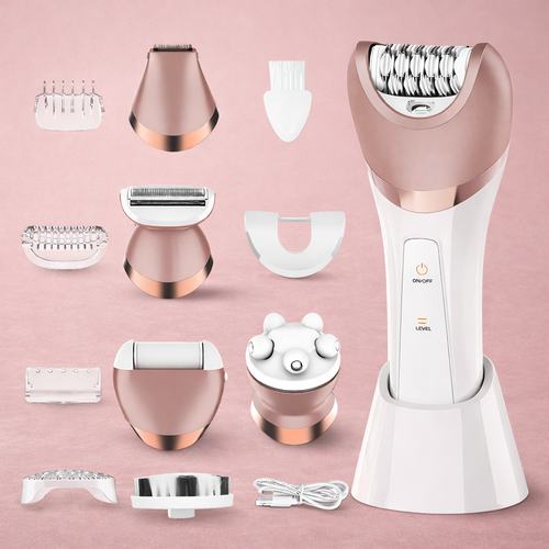 Depiladora Inalámbrica 6 En 1 Premium Depila Rasura Masajea