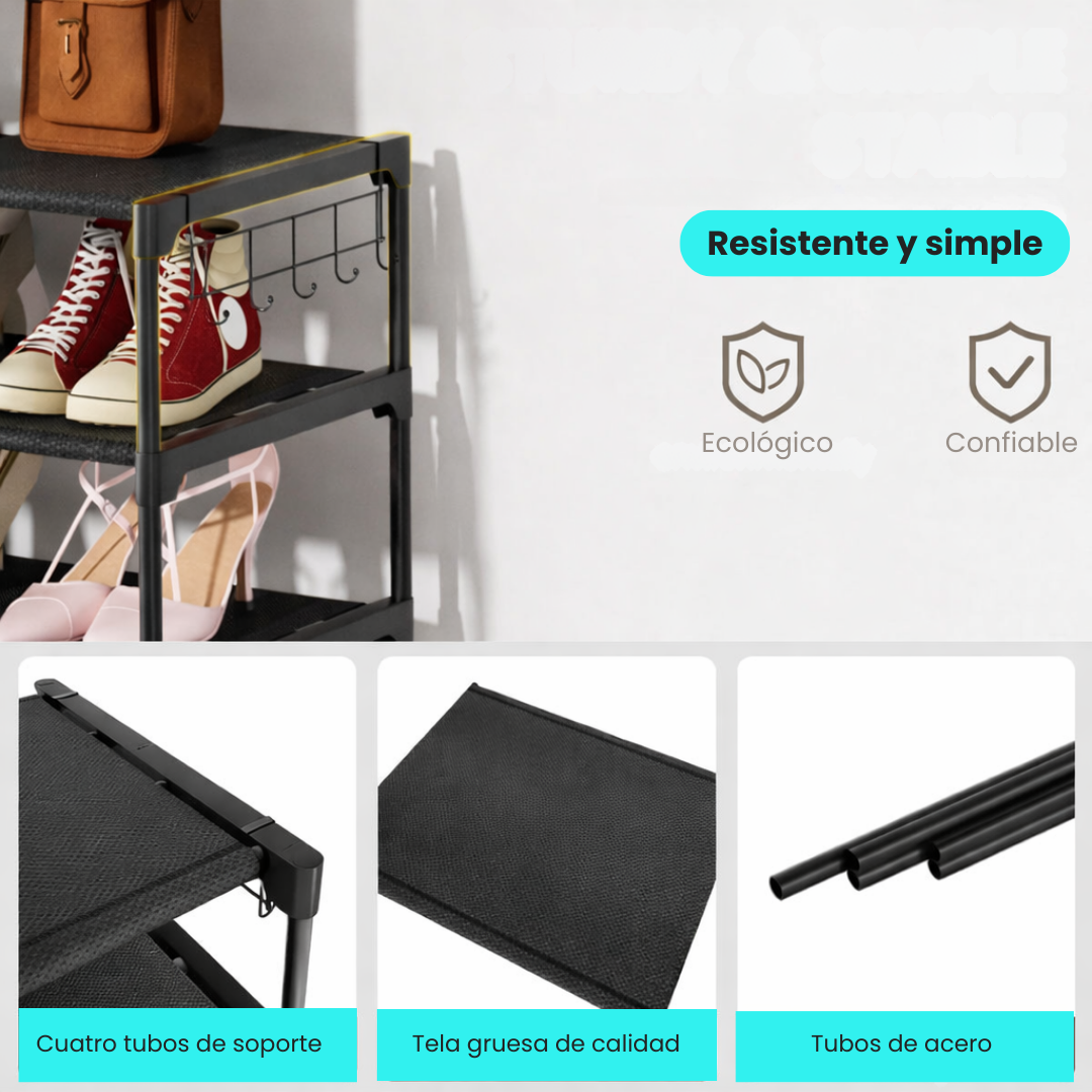 Zapatera Vertical con 10 estantes