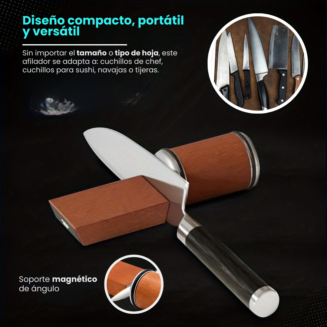 Afilador de Cuchillos Giratorio