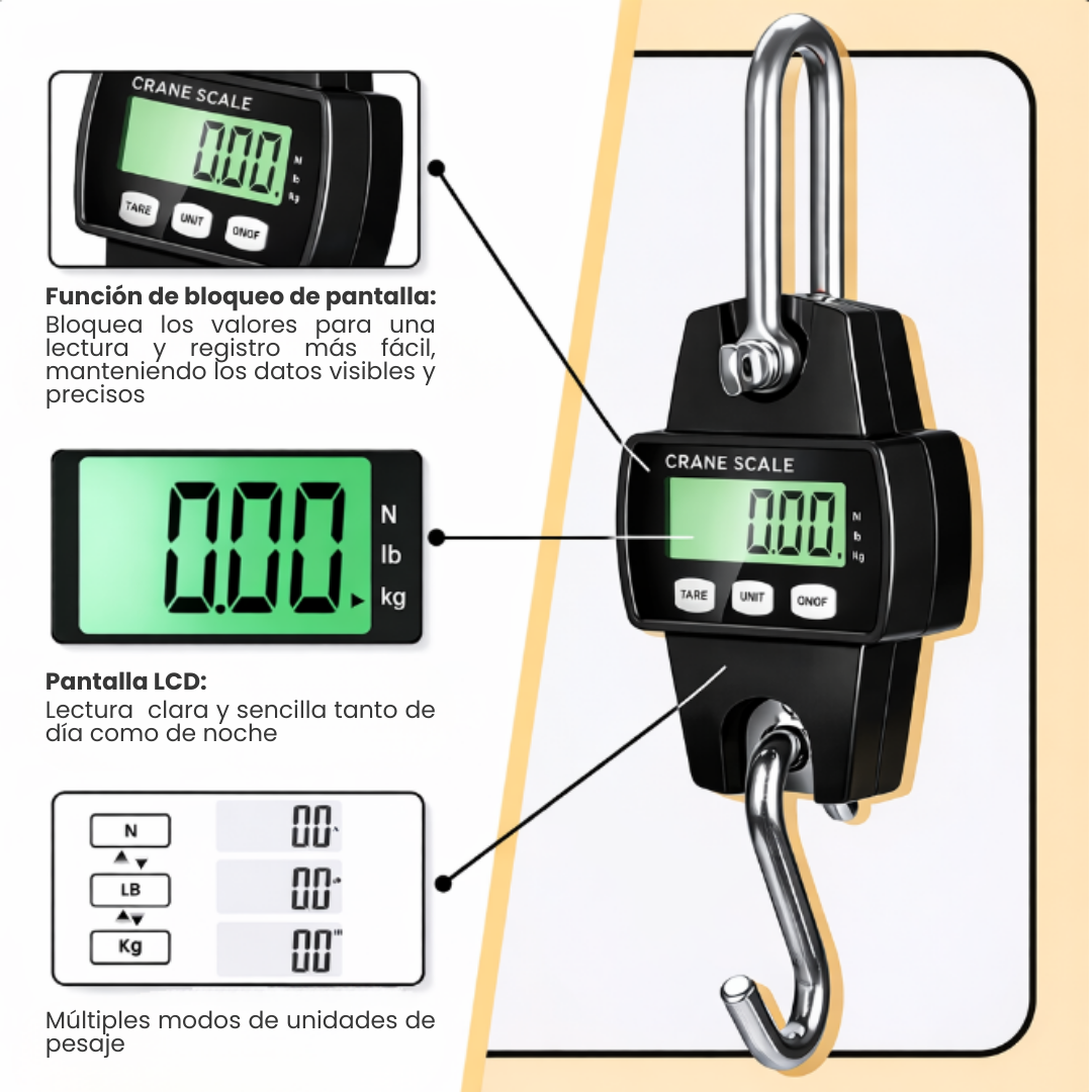 Balanza Portatil Led Resistente 300kg