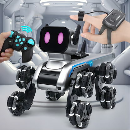 Perro Robot Inteligente Recargable Sensor de Gestos y Control Remoto