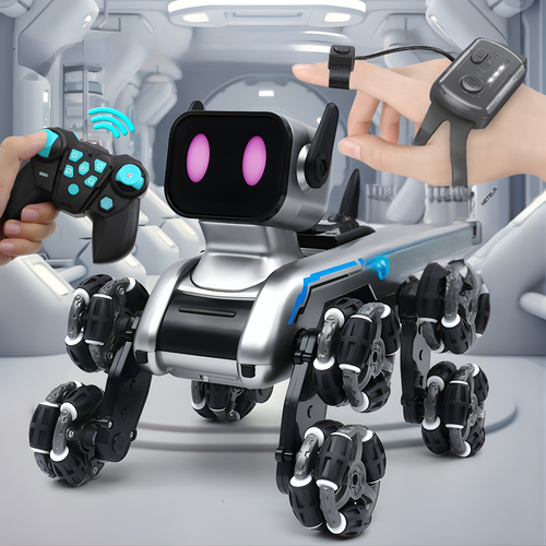 Perro Robot Inteligente Recargable Sensor de Gestos y Control Remoto