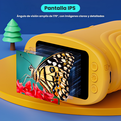 Microscopio Digital Infantíl Con Pantalla Led HD 1000x