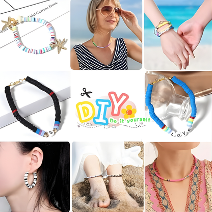 Set de Fabricación Pulseras Collares 7860 Piezas Dijes