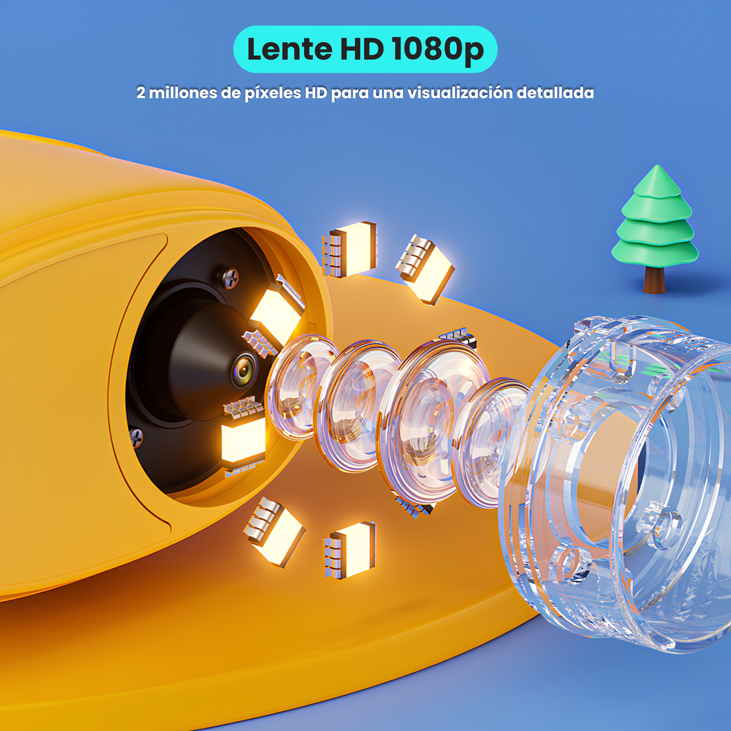 Microscopio Digital Infantíl Con Pantalla Led HD 1000x