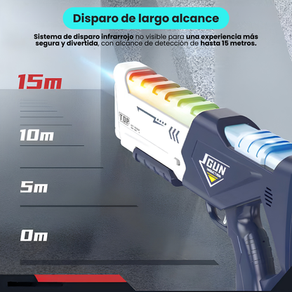 Juego Armas Laser Tira al Blanco con Chaleco Pechera y Sensores