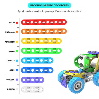 Juego de Construccón Didáctica Eléctrico 107 Posibilidades
