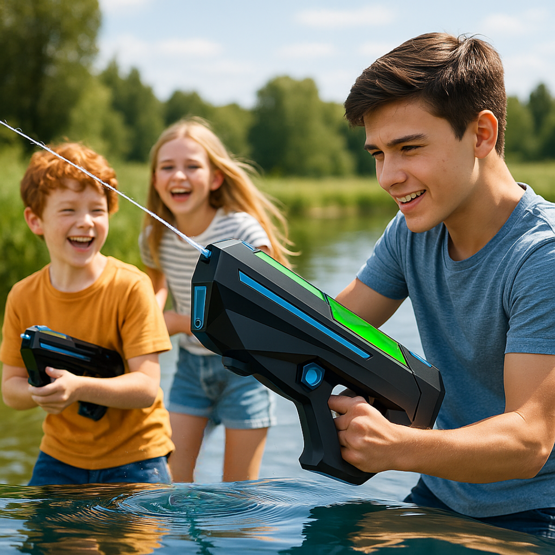 Pistola de Agua Super Combate Semiautomática Recargable