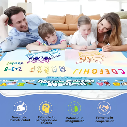Alfombra De Dibujo Mágico Infantil Educativa Con Agua