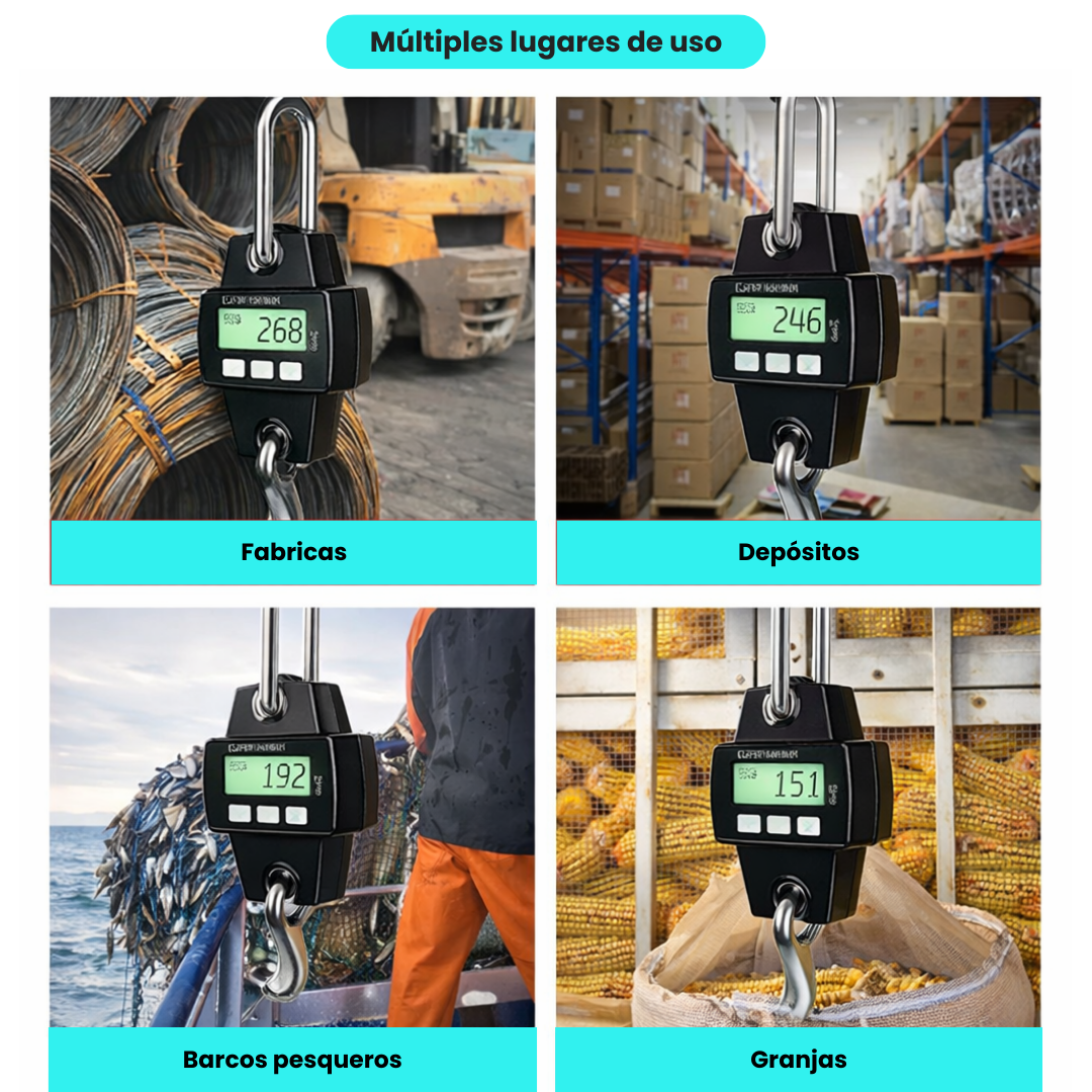 Balanza Portatil Led Resistente 300kg