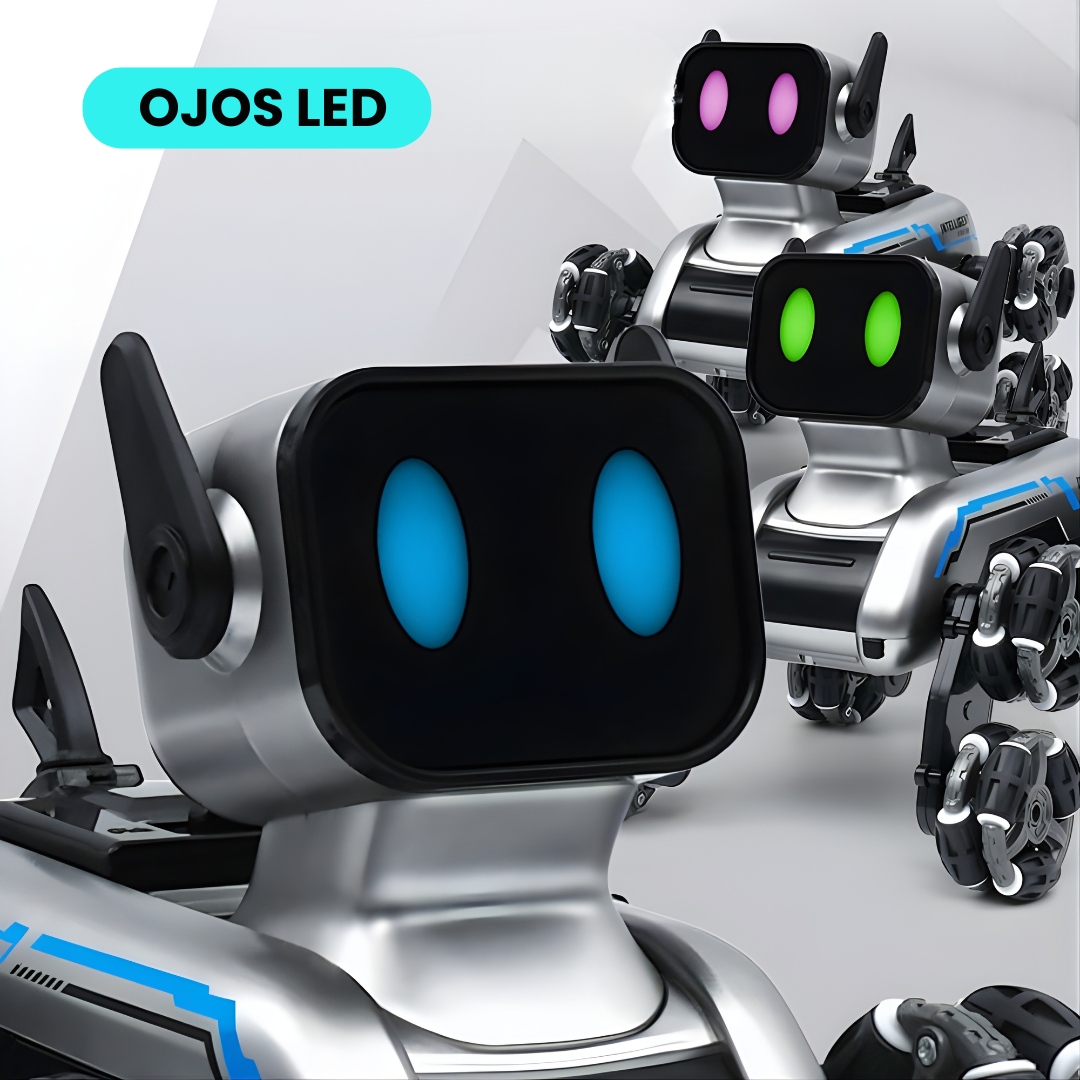 Perro Robot Inteligente Recargable Sensor de Gestos y Control Remoto