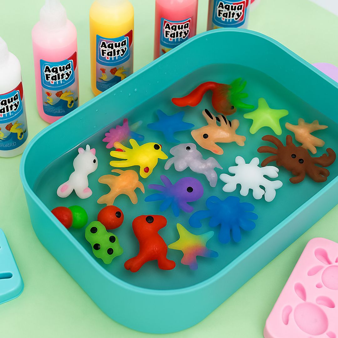 Set de Creación Squishies Mágicos en Casa 14 Botellas