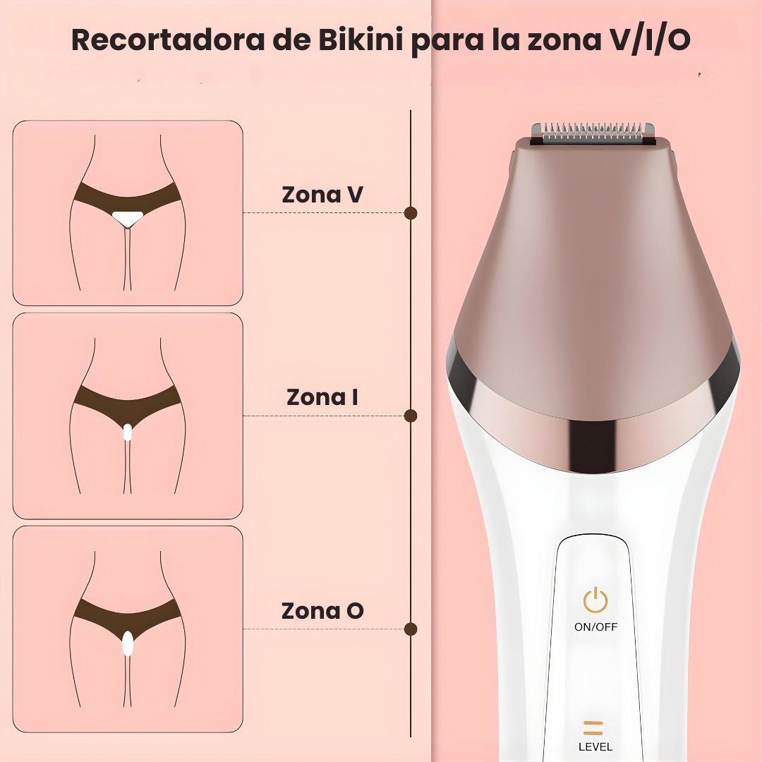 Depiladora Inalámbrica 6 En 1 Premium Depila Rasura Masajea