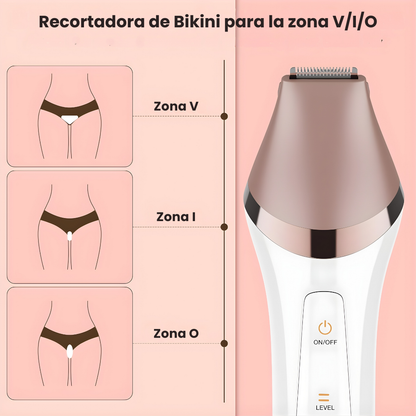 Depiladora Inalámbrica 6 En 1 Premium Depila Rasura Masajea