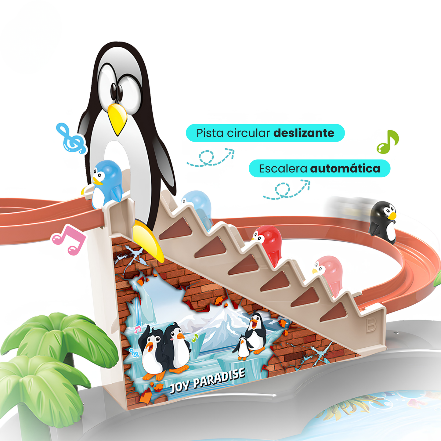Juego Piscina de Pesca con Tobogán Interactivo