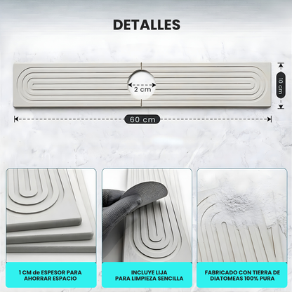 Alfombra Diatomita Cocina Canilla
