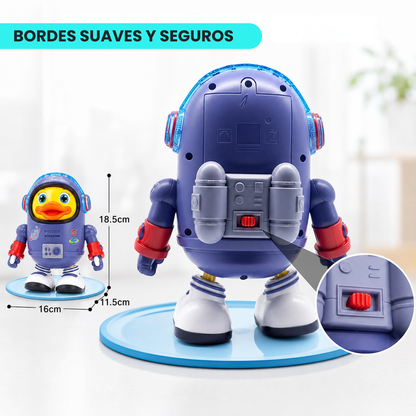Juguete Interactivo Musical Pato Astronauta Bailarín