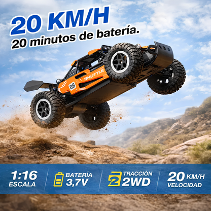 Auto Todo Terreno Drift 4x4 a Control Remoto 20 km/h