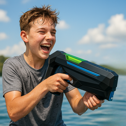 Pistola de Agua Super Combate Semiautomática Recargable