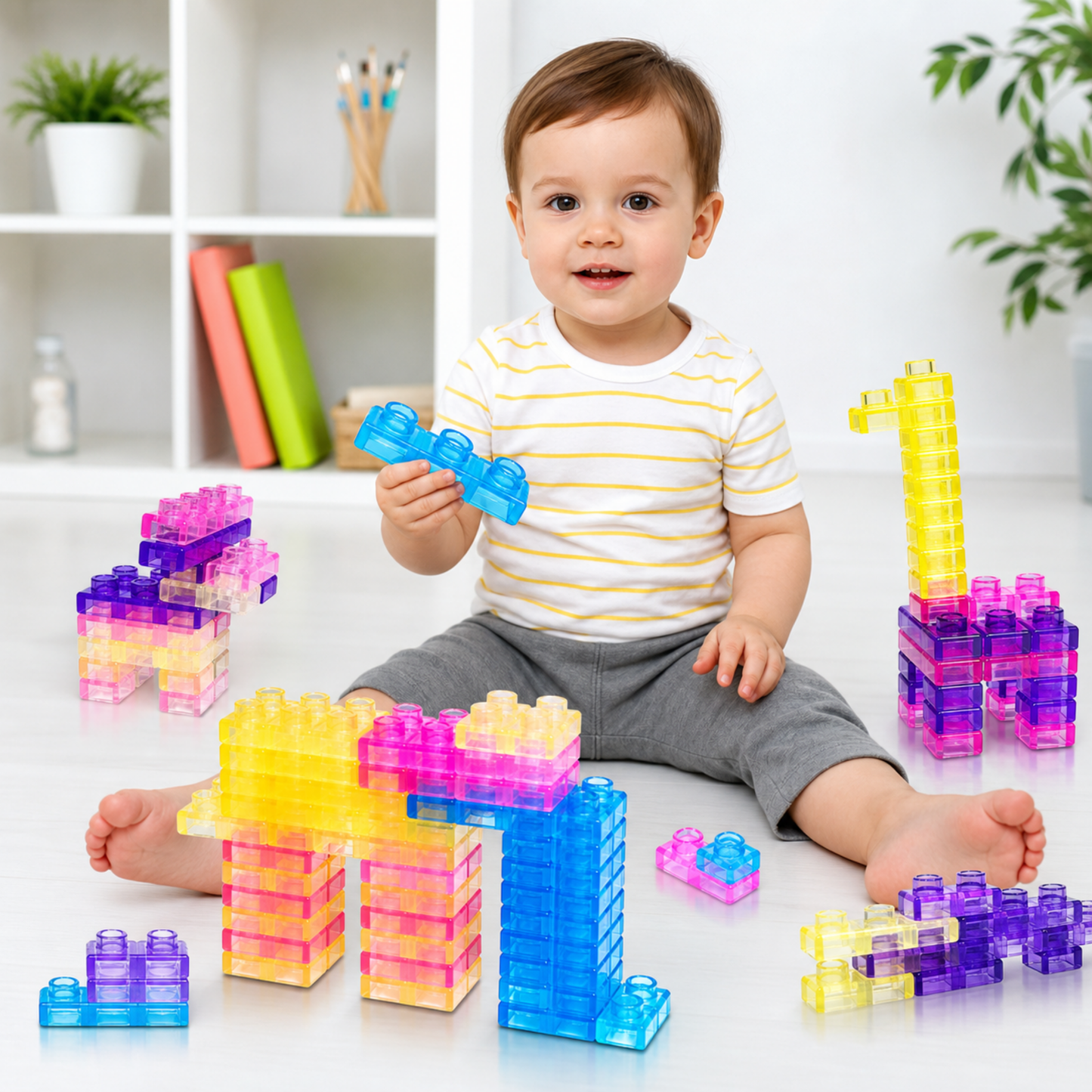 Bloques de Construcción Sensoriales Gummy 40 Piezas