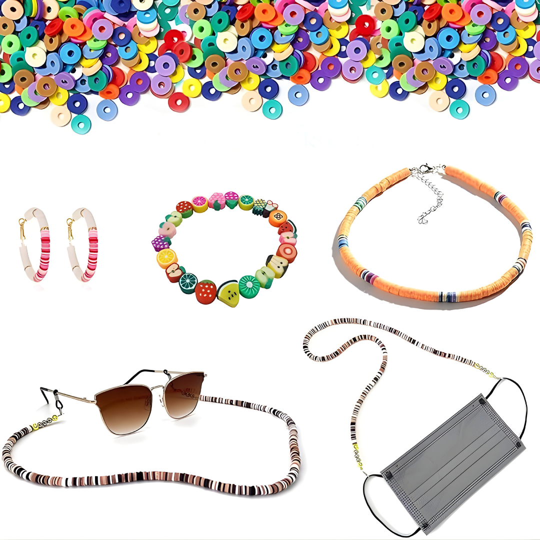 Set de Fabricación Pulseras Collares 7860 Piezas Dijes