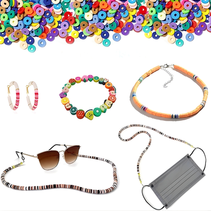 Set de Fabricación Pulseras Collares 7860 Piezas Dijes