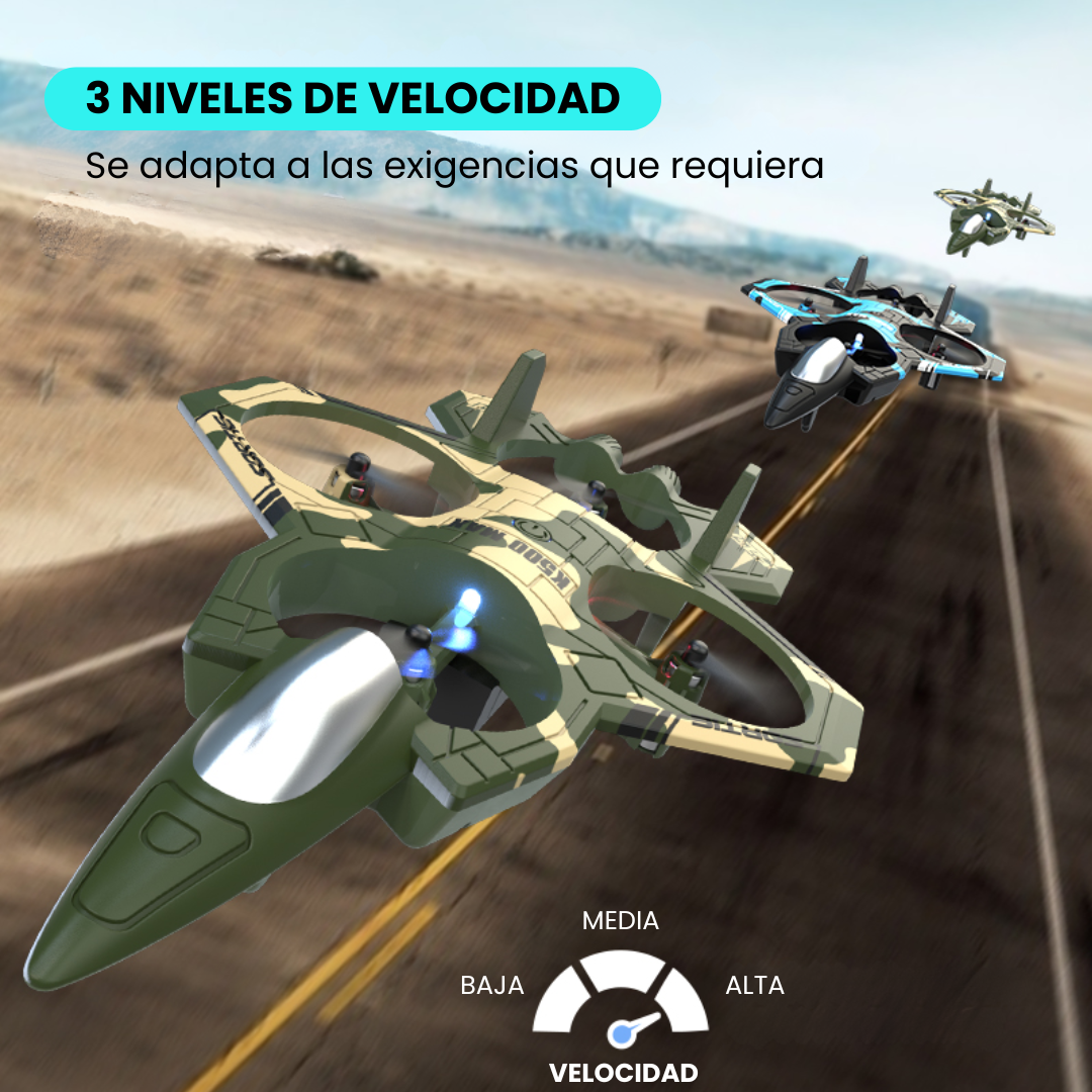 Avión Acrobático Cuatri Motor a Control Remoto