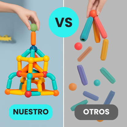 Juego Magnético de Encastre Didáctico 72 Piezas