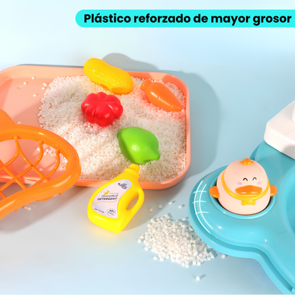 Juego de Pesca y Bacha 2 en 1 con Canilla a Pilas