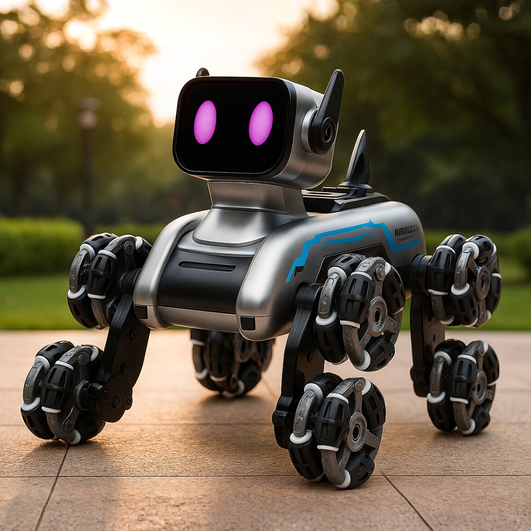 Perro Robot Inteligente Recargable Sensor de Gestos y Control Remoto