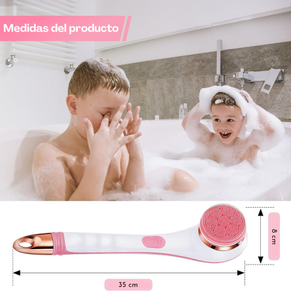 Cepillo corporal Masajeador eléctrico con 4 cabezales