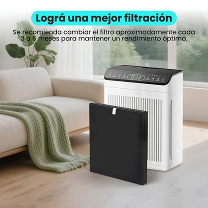 Filtro para Purificador de Aire Triple Capa HEPA Carbón Activado