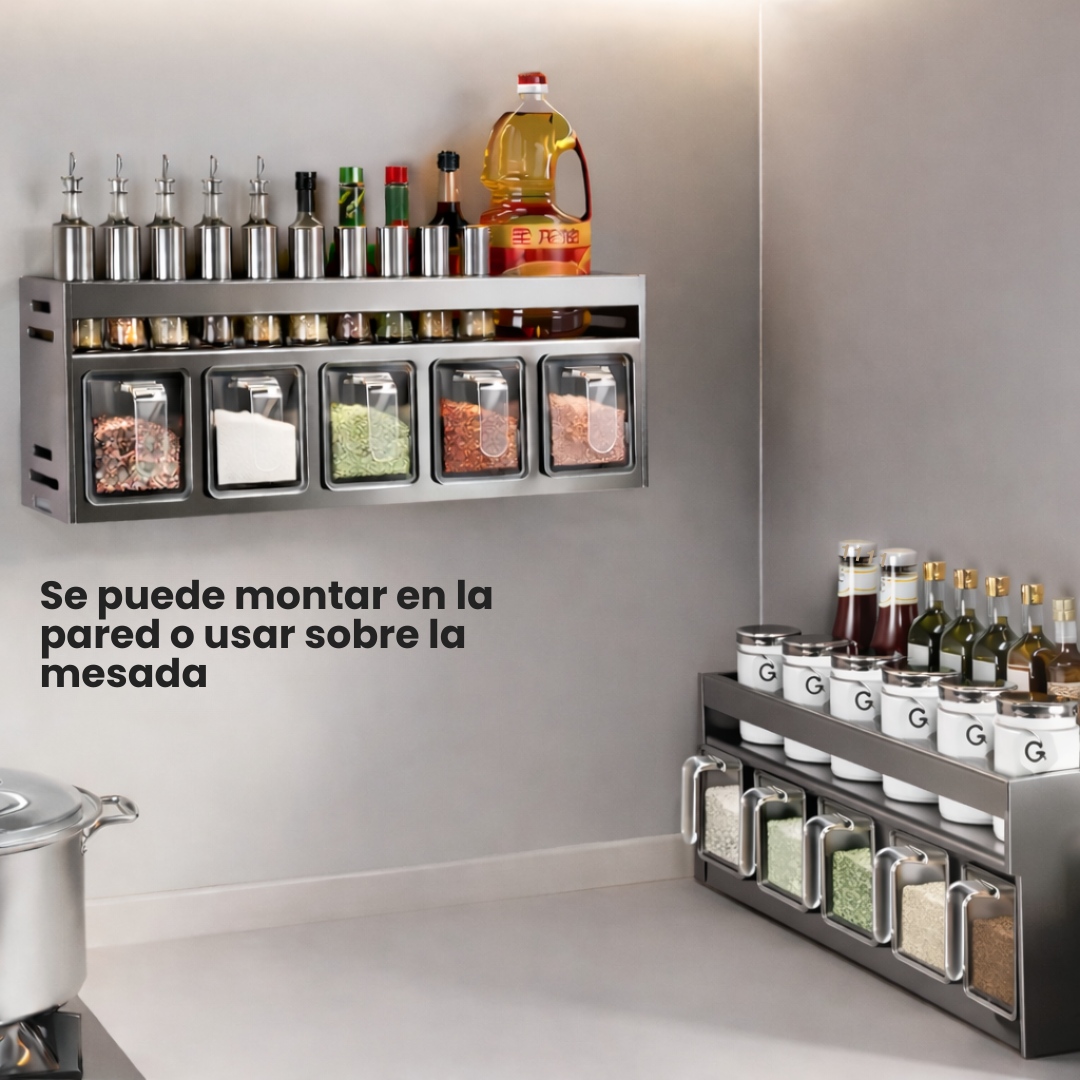 Organizador de Especias 5 Espacios