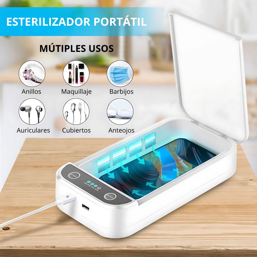 Caja Esterilizadora Desinfectante Portátil