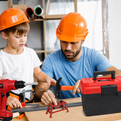 Kit de Herramientas Para Niños con Taladro Eléctrico 67 piezas