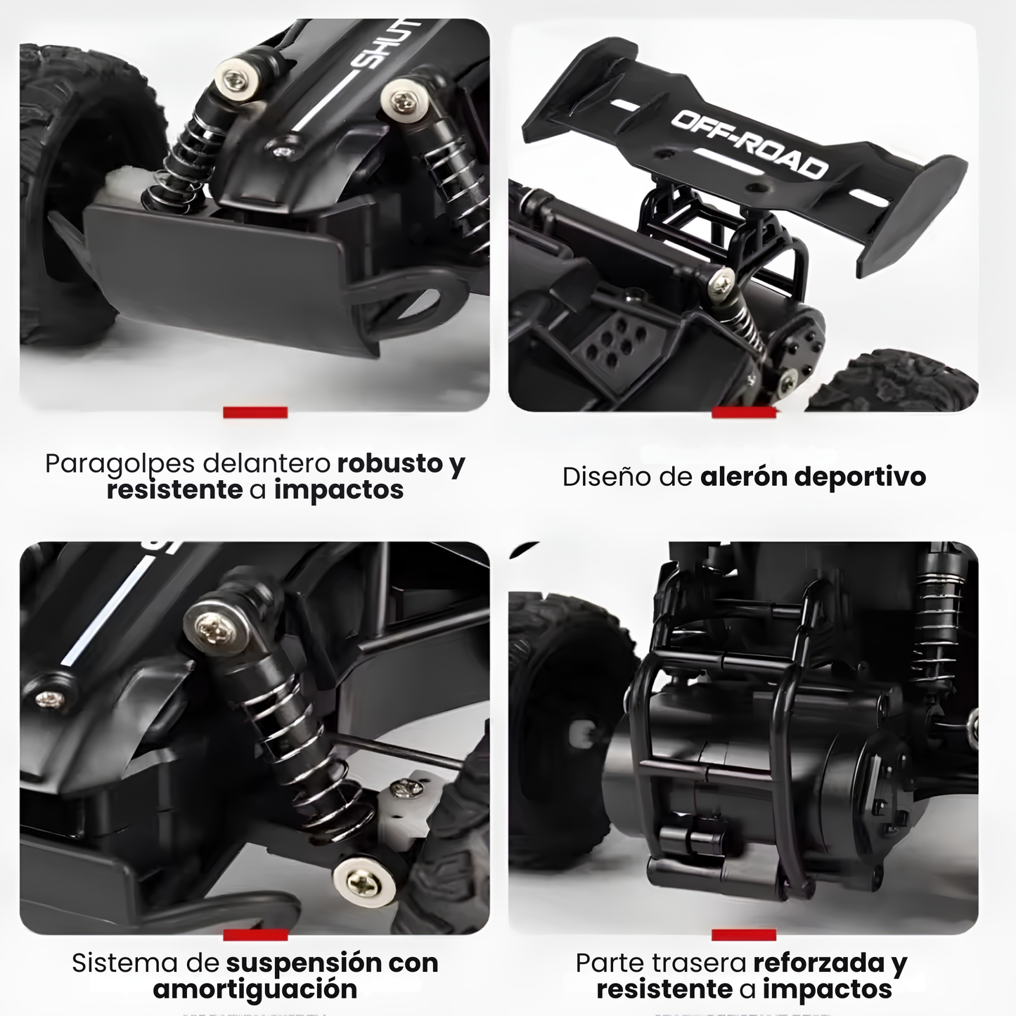 Auto Todo Terreno Drift 4x4 a Control Remoto 20 km/h