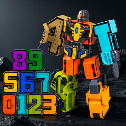 Juego de Números Transformables en Vehiculos y Robots