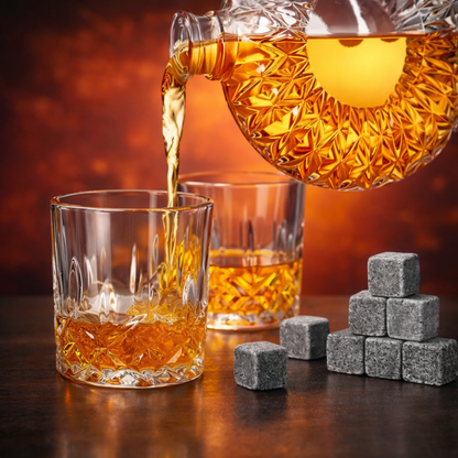 Juego Vasos de Whisky con Maleta