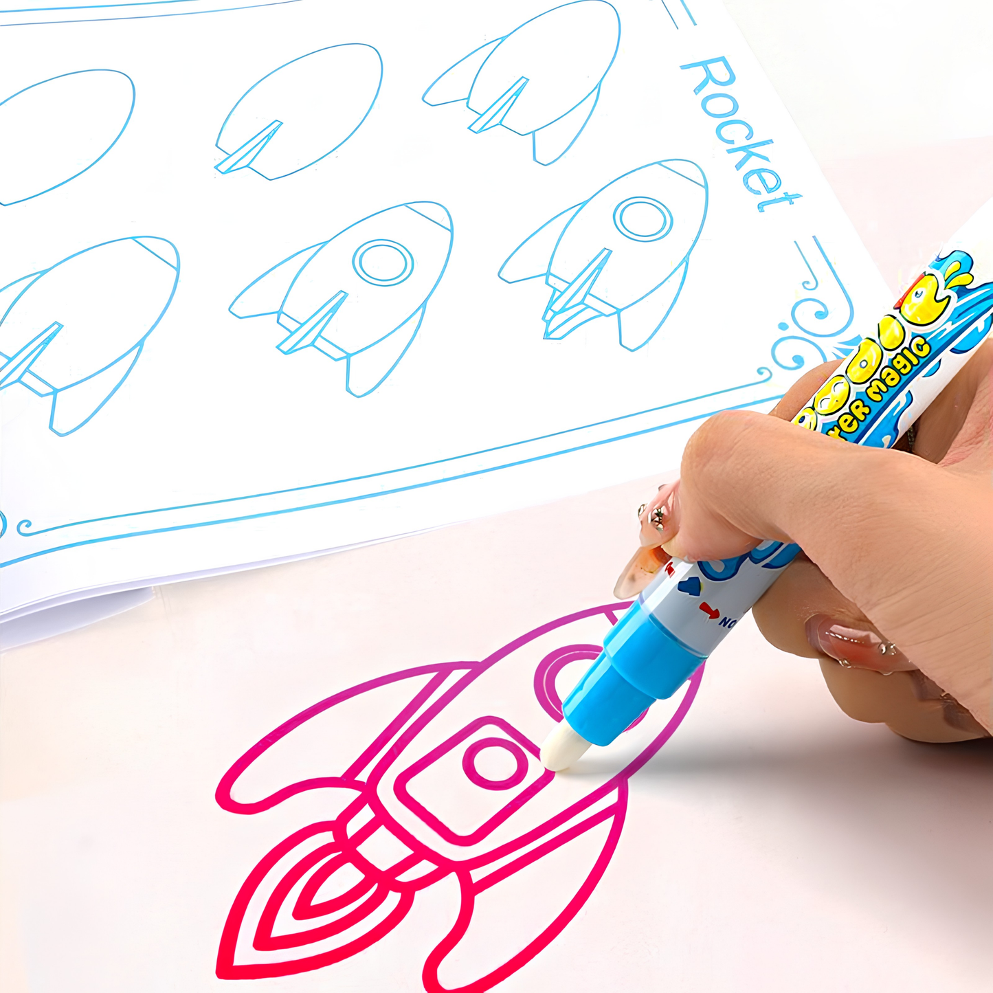Alfombra De Dibujo Mágico Infantil Educativa Con Agua