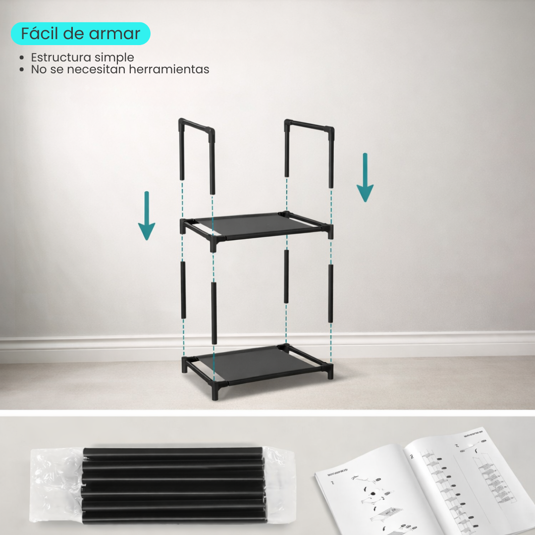 Zapatera Vertical con 10 estantes