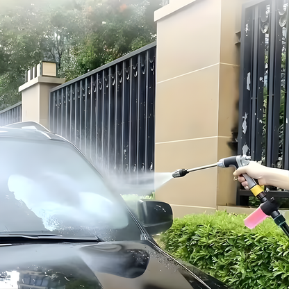 Pistola Presión Para Manguera De Metal Con Jabonera