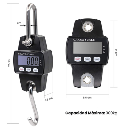 Balanza Portatil Led Resistente 300kg