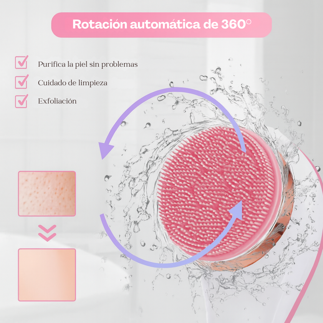 Cepillo corporal Masajeador eléctrico con 4 cabezales