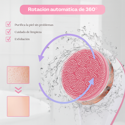 Cepillo corporal Masajeador eléctrico con 4 cabezales
