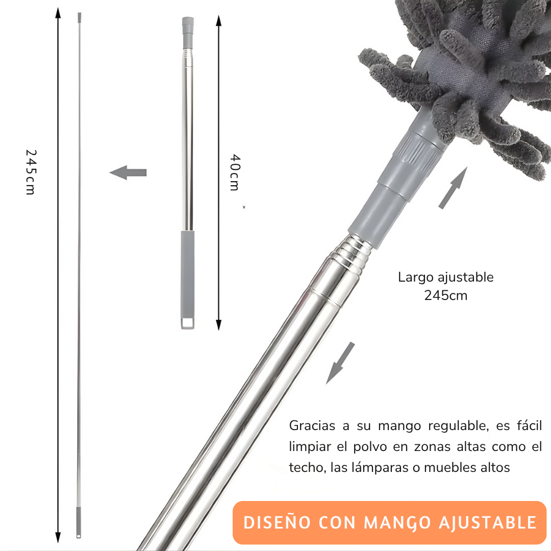 Plumero Extensible 4 cabezales