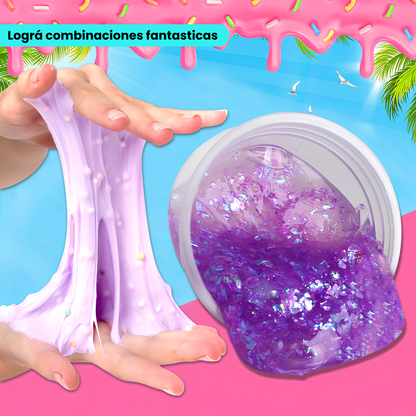 Kit de Fabricación de Slime 24 Colores Para Niños