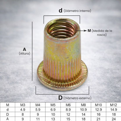 Remachadora Manual + 120 Remaches