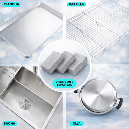 Esponjas para Limpiar Parrilla Pack X3