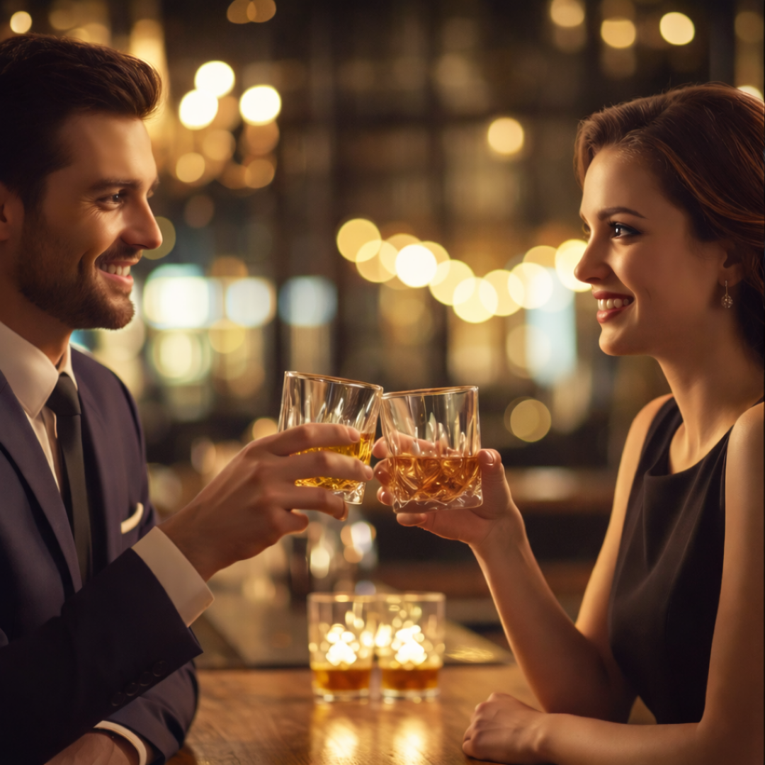 Juego Vasos de Whisky con Maleta